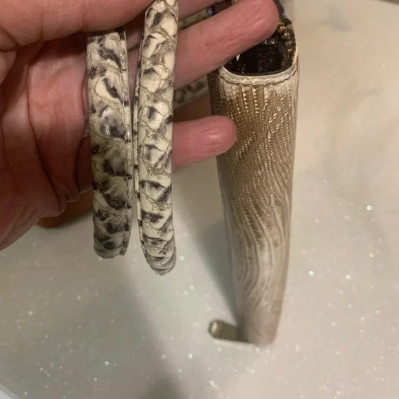 Brahmin Snakeskin Tote & crocodile wallet - Picture 9 of 10